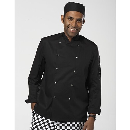 Dennys London Long Sleeve Snap Stud Fastening Jacket (Black, XS)