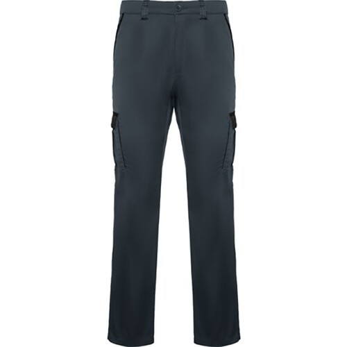 Pantalones Roly Workwear Trooper (Plomo 23, Negro 02, 48)