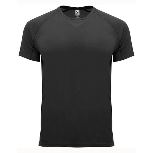 Camiseta Roly Sport Bahrain, Hombre (Black 02, 4XL)