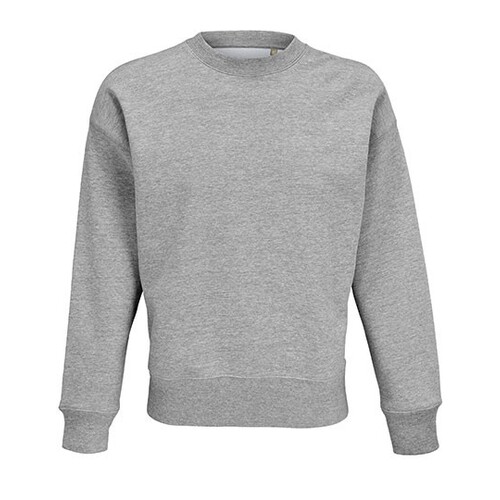 SOL'S Unisex Round-Neck Sweatshirt Authentic (Grey Melange, XS)