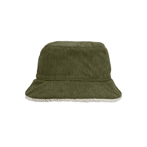 SOL´S Reversible Sherpa And Velvet Bucket Hat (Army, Shear Beige, S/M)