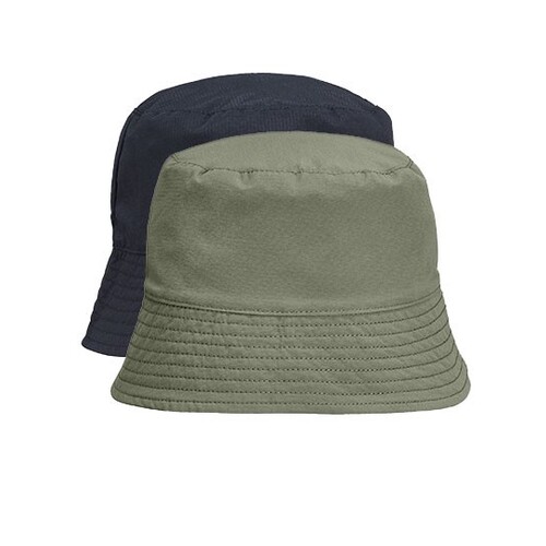 SOL'S Unisex Nylon Bucket Hat (Black, Khaki, S/M)