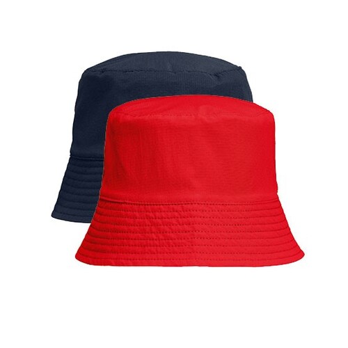 SOL'S Chapeau unisexe à bucket en nylon (French Navy, Bright Red, M/L)