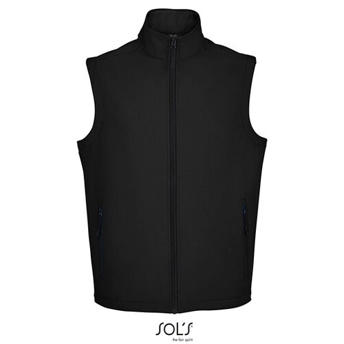 SOL'S Men's Race Bodywarmer Softshell (Black, 4XL)