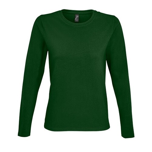 SOL´S Women´s Long Sleeve T-Shirt Imperial (Bottle Green, XL)