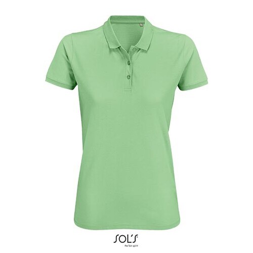SOL'S Women's Planet Polo Shirt (Frozen Green, M)