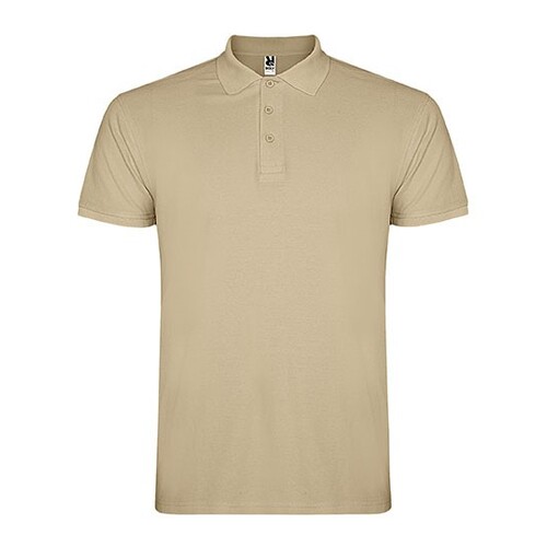 Roly Men's Star Polo Shirt (Sand 07, M)