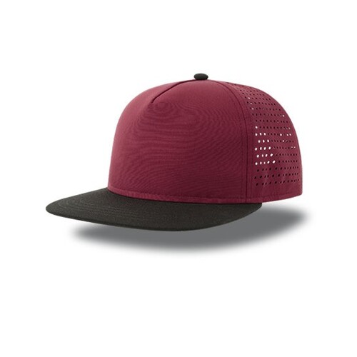 Atlantis Bank Five Cap Recycled (Burgundy, Black, One Size)