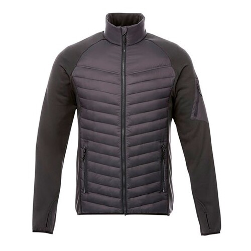 Elevate Life Men's Banff Hybrid Insulated Jacket (Storm Grey, XS)