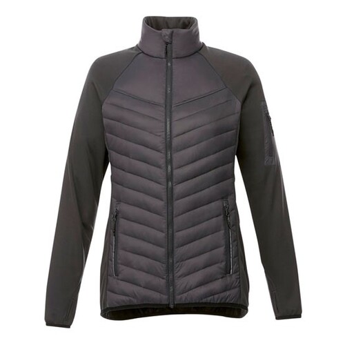 Veste isolée Elevate Life Ladies' Banff Hybrid Insulated Jacket (Storm Grey, L)