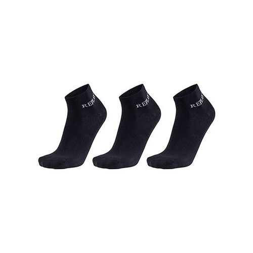 Replay Chaussettes basses (3 Pair Banderole) (Black, Castlerock, 35/38)