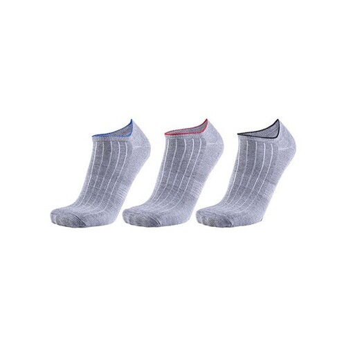 Replay In Liner Ultralight Socks (3 Pair Banderole) (Grey Melange, 43/46)