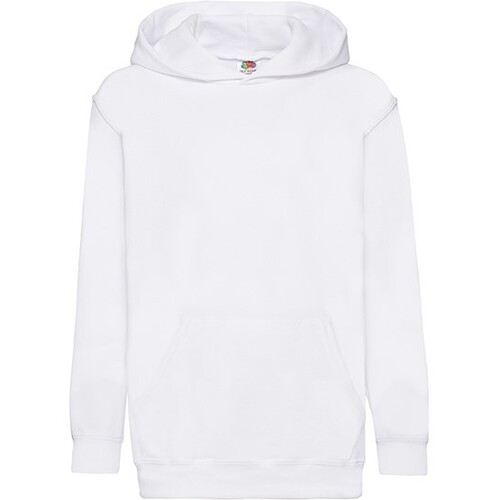 Fruit of the Loom Kids´ Classic Hooded Sweat (White, 164)