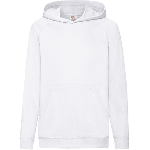 Fruit of the Loom Kids´ Lightweight Hooded Sweat (White, 164)