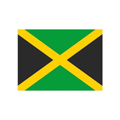 Printwear Fahne Jamaika (Jamaica, 90 x 150 cm)