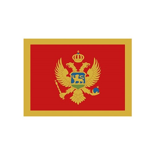 Printwear Fahne Montenegro (Montenegro, 90 x 150 cm)