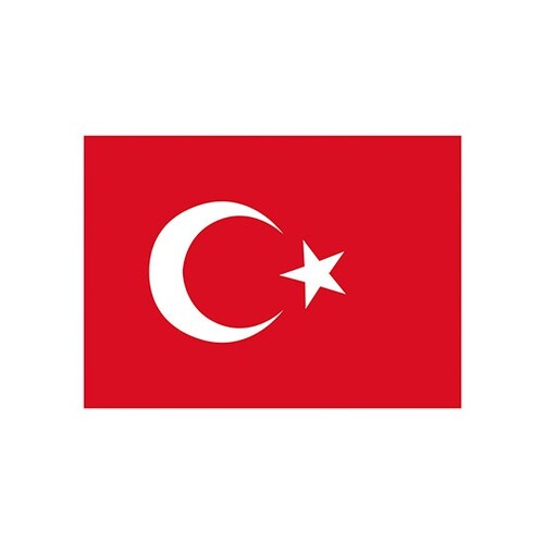 Printwear Fahne Türkei (Turkey, 90 x 150 cm)