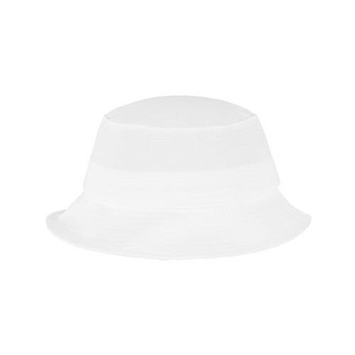 FLEXFIT Flexfit Cotton Twill Bucket Hat (White, One Size)