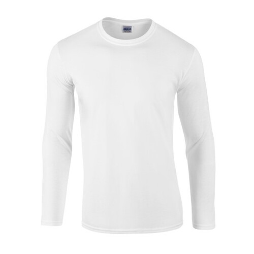 Gildan Softstyle® Adult Long Sleeve T-Shirt (White, XXL)