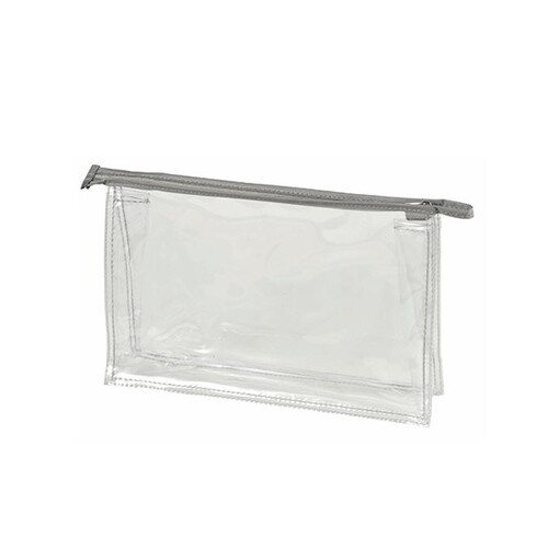 Halfar Zipper Bag Universal (Transparent, 27 x 17 x 7 cm)