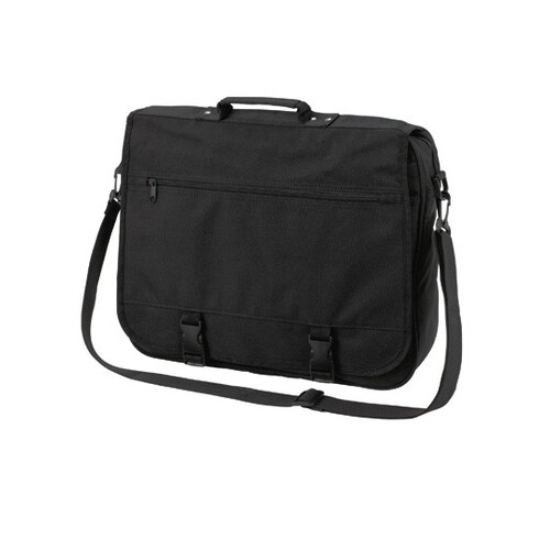 Halfar Shoulder Bag Business (Black, 40 x 33 x 11 cm)