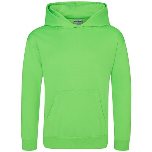 Just Hoods Kids´ Electric Hoodie (Electric Green, 3/4 (XS))