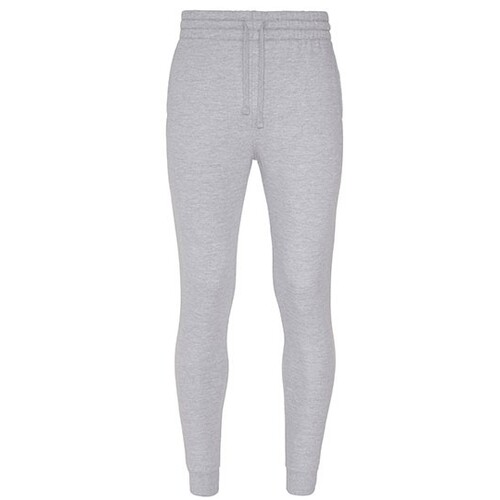Just Hoods Tapered Track Pant (Heather Grey, S)