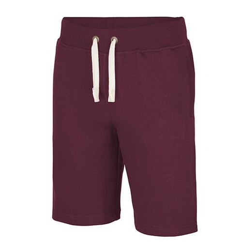 Just Hoods Campus Shorts (Burgundy, S)