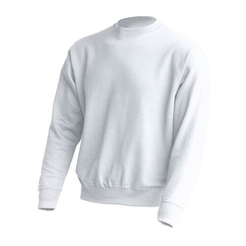 JHK Crew Neck Sweatshirt (White, XXL)