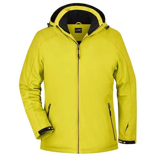 James&Nicholson Ladies´ Wintersport Jacket (Yellow, XL)