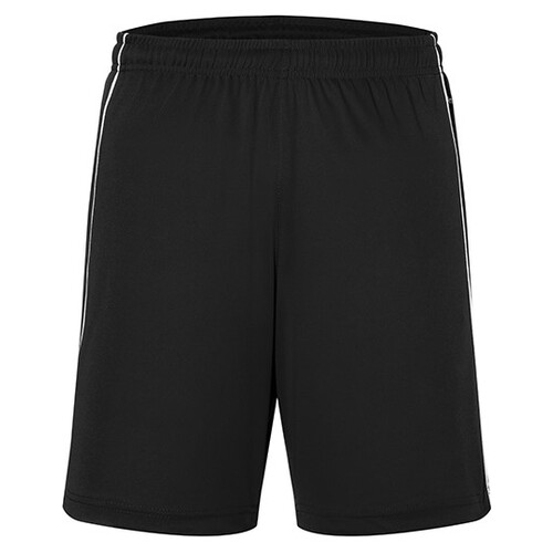 James&Nicholson Basic Team Shorts (Black, White, S)