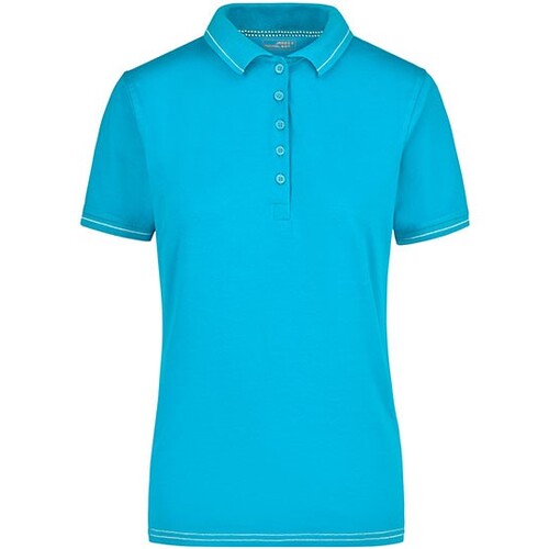 Ladies` elastic polo