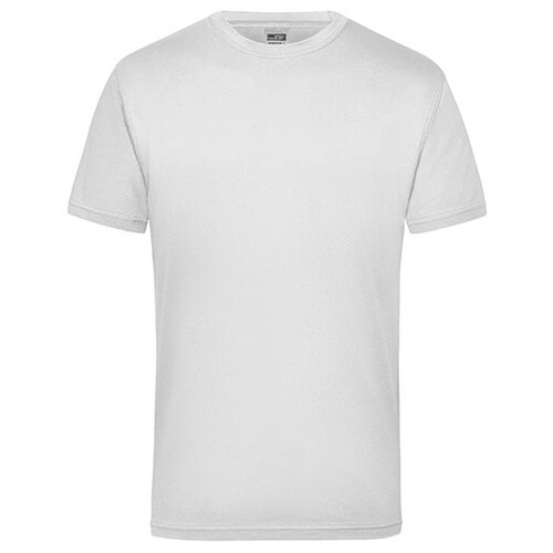 James&Nicholson Men´s Workwear-T (White, 3XL)
