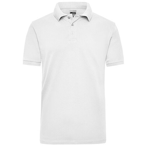 James&Nicholson Men´s Workwear Polo (White, 3XL)