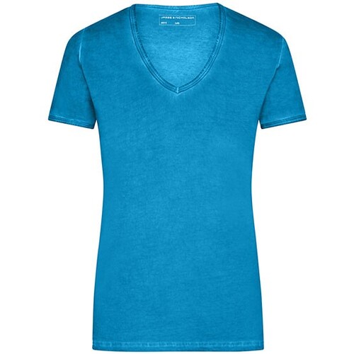 James&Nicholson Ladies´ Gipsy T-Shirt (Turquoise, XXL)