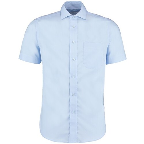 Kustom Kit Men´s Classic Fit Non Iron Shirt Short Sleeve (Light Blue, 37 (S/14H))