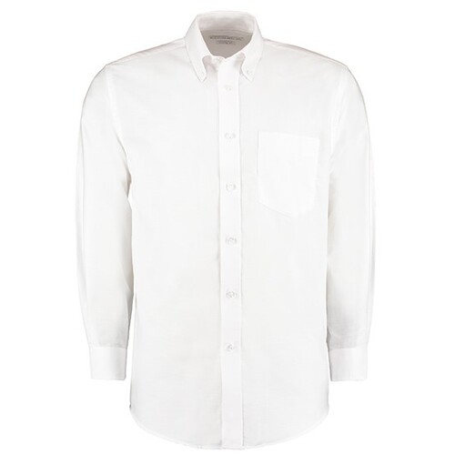 Kustom Kit Men´s Classic Fit Workwear Oxford Shirt Long Sleeve (White, 45/46 (18))