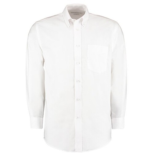 Kustom Kit Men´s Classic Fit Workwear Oxford Shirt Long Sleeve (White, 47 (XXL/18H))