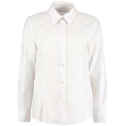 Kustom Kit Women´s Tailored Fit Workwear Oxford Shirt Long Sleeve (White, 46 (3XL/20))