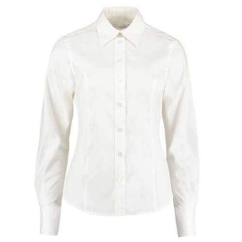 Kustom Kit Women´s Tailored Fit Corporate Oxford Shirt Long Sleeve (White, 52 (6XL/26))