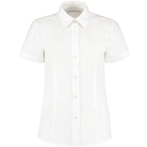 Kustom Kit Women´s Classic Fit Workforce Poplin Shirt Short Sleeve (White, 54 (7XL/28))
