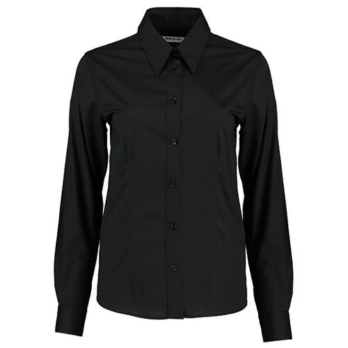 Bargear Women´s Tailored Fit Shirt Long Sleeve (Black, 34 (XS/8))