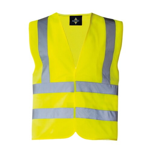 Korntex Hi-Vis Safety Vest With 4 Reflective Stripes Hannover (Signal Yellow, 4XL)