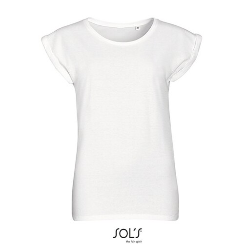 SOL´S Women´s Round Neck T-Shirt Melba (White, L)