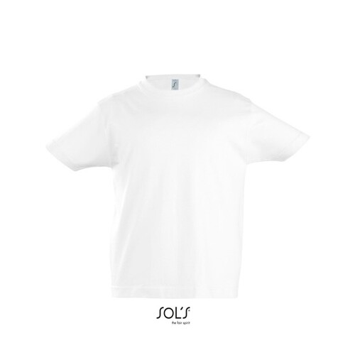 SOL´S Kids´ Imperial T-Shirt (White, 12 Jahre (142/152))