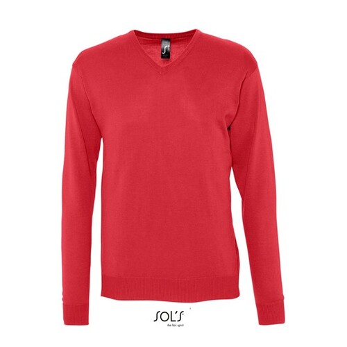 SOL´S Men´s V-Neck Sweater Galaxy (Red, 3XL)