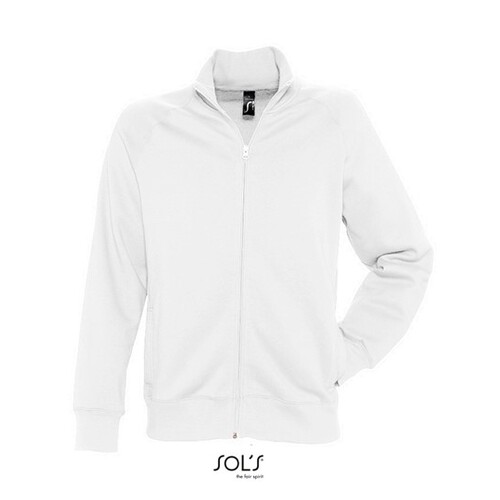 SOL´S Men´s Zipped Jacket Sundae (White, XXL)