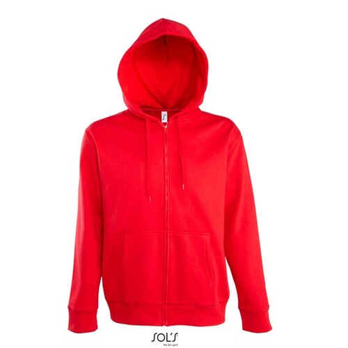 Men hooded zipped jacket seven