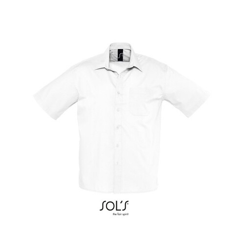 SOL´S Popeline-Shirt Bristol Short Sleeve (White, 4XL)