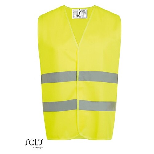 SOL´S Unisex Secure Pro Safety Vest (Neon Yellow, XXL/3XL (3))